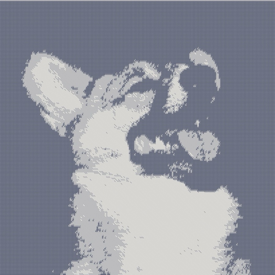 Crosshatch style example
