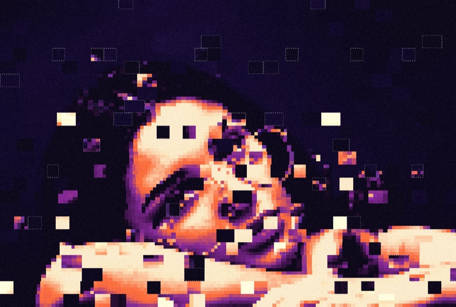 Datamosh style example