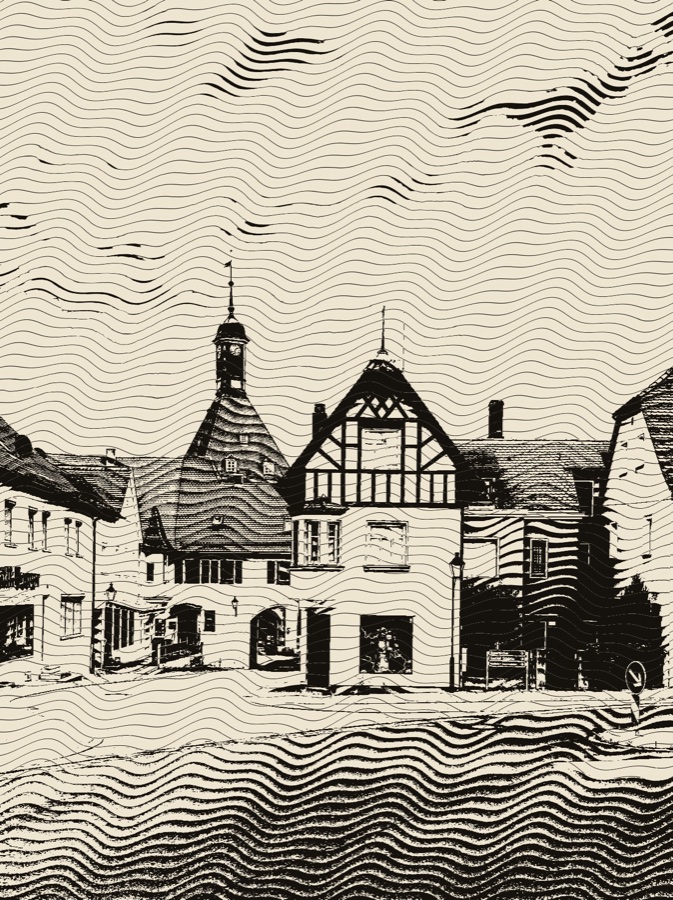 Engraving style example