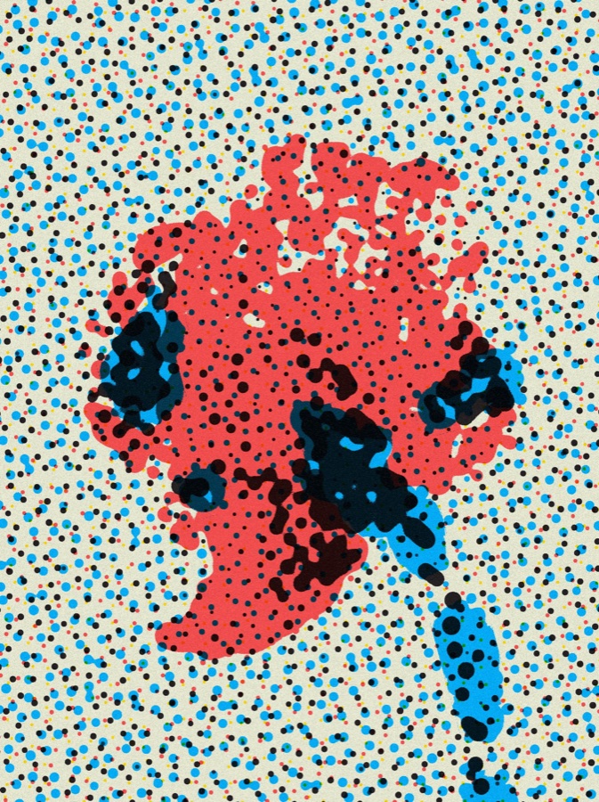 CMYK Drops style example